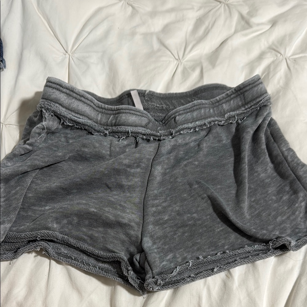 Women's Gray Casual Shorts